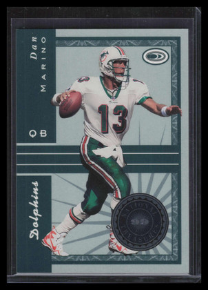 1999 Donruss Preferred QBC National Treasures 24 Dan Marino 971/2000