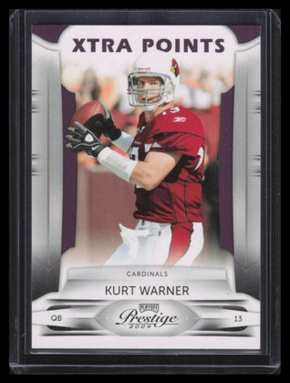 2009 Playoff Prestige Xtra Points Purple 1 Kurt Warner 28/50