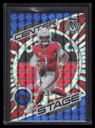 2023 Panini Mosaic Center Stage Mosaic Blue Refractor 8 Kyle Murray 40/99