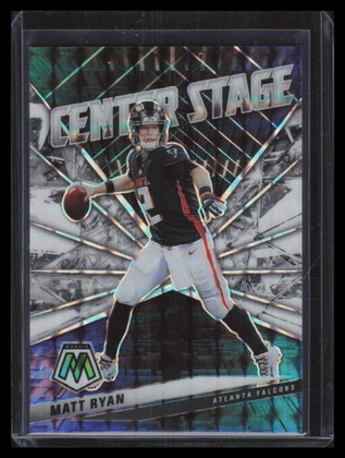 2021 Panini Mosaic Center Stage Mosaic White 15 Matt Ryan 7/25