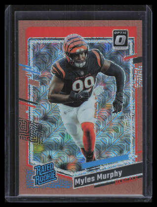 2023 Donruss Optic Bronze Mojo Refractor 222 Myles Murphy RR Rated Rookie 33/35