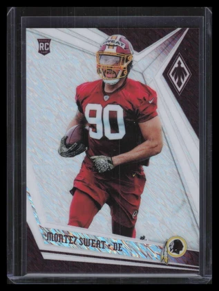 2019 Panini Phoenix White Shimmer 158 Montez Sweat Rookie /20