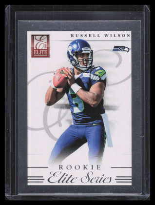 2012 Elite Series Rookies 25 Russell Wilson Rookie 306/999