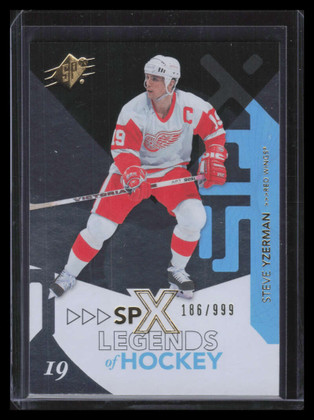 2010-11 SPx 105 Steve Yzerman 186/999 Legends of Hockey
