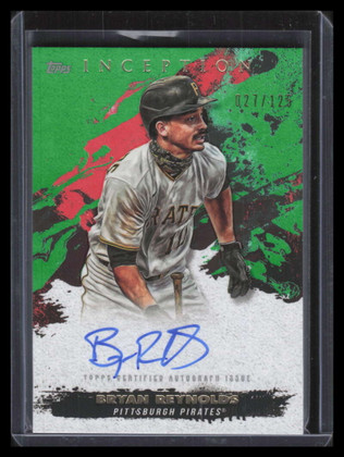 2021 Topps Inception Rookie and Stars Autographs Green Bryan Reynolds Auto /125