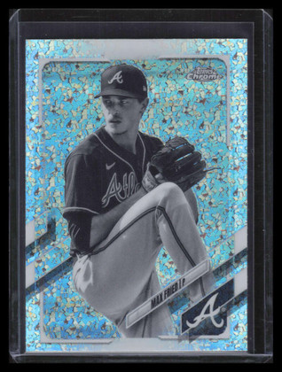 2021 Topps Chrome Black and White Mini-Diamond Refractor 110 Max Fried