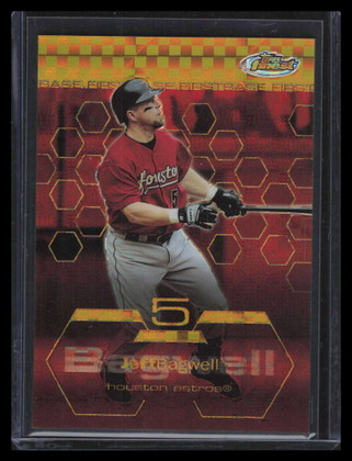 2003 Finest Uncirculated Gold X-Fractor 85 Jeff Bagwell 97/199