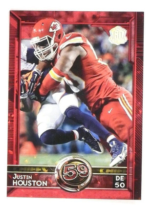 2015 Topps 60th Anniversary T60 Justin Houston Red #D12/60 #376