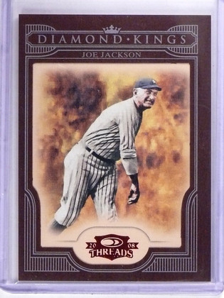 2008 Donruss Threads Diamond Kings Framed Red Joe Jackson #D023/100 #DK51
