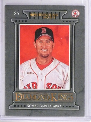 2004 Donruss Diamond Kings Inserts Black Nomar Garciaparra #D030/100 #Dk30