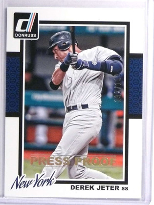 2014 Donruss Press Proofs Silver Derek Jeter #D192/199 #154