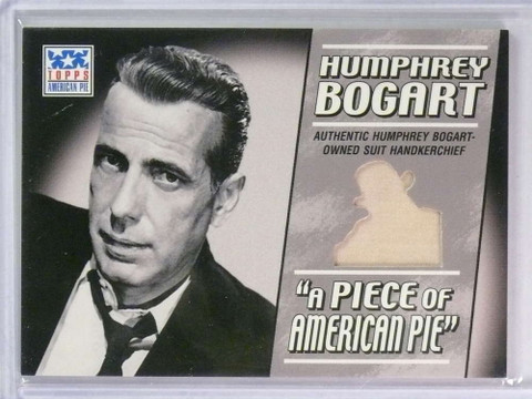 2002 Topps American Pie Humphrey Bogartpiece of Handkerchief #PAP-HB