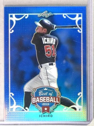 2019 Leaf Base Of Baseball Ichiro Suzuki Blue Parallel #D23/35 #BB04