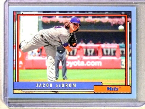 2017 Topps Archives Blue Jacob deGrom #D02/75 #212