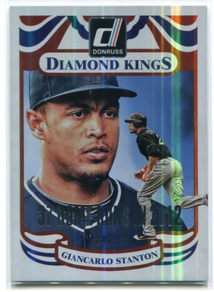 2014 Donruss Stat Line Season 18 Giancarlo Stanton DK 24/37 Diamond Kings