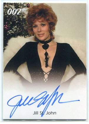 2010 James Bond Heroes &amp; Villains Autographs NNO Jill St. John Auto Tiffany Case
