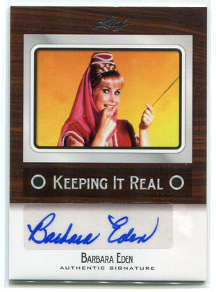2012 Leaf Pop Century Keeping It Real Autographs krbe1 Barbara Eden Auto
