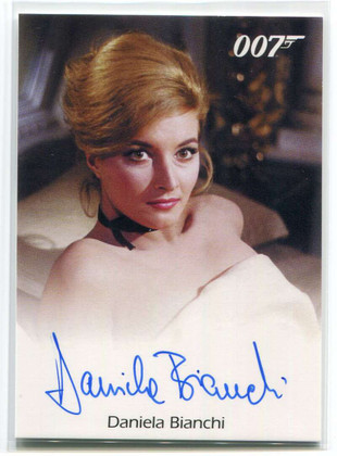 2017 James Bond Archives Final Full-Bleed Autographs NNO Daniela Bianchi Auto