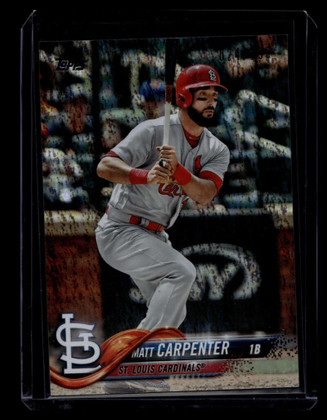 2018 Topps Factory Set Foilboard 652 Matt Carpenter 24/190