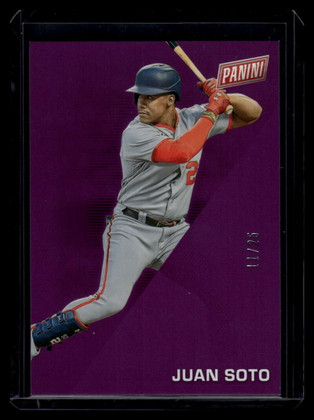2022 Panini Father's Day Purple 26 Juan Soto 11/25
