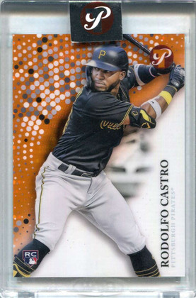 2022 Topps Pristine Orange Pristine Refractor 222 Rodolfo Castro Rookie 14/25