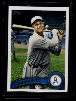 2011 Topps Update us309b Jimmie Foxx SP