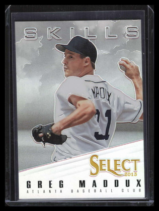 2013 Select Skills Prizm Silver Refractor 44 Greg Maddux