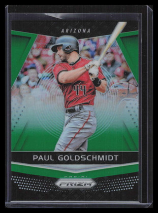 2018 Panini Prizm Green Refractor 15 Paul Goldschmidt 32/50