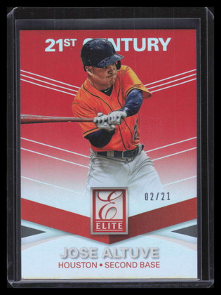 2015 Elite 21st Century Red 60 Jose Altuve 2/21