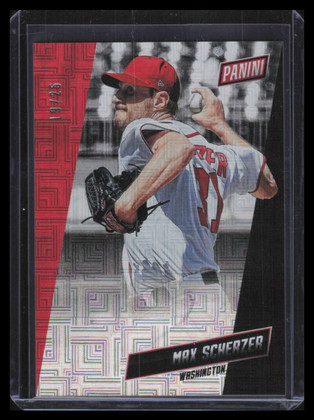 2019 Panini National Convention Escher Squares 45 Max Scherzer 19/25