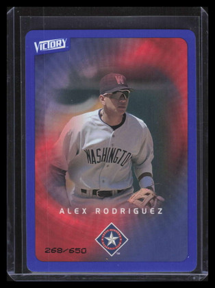 2003 Upper Deck Victory Tier 3 Blue 92 Alex Rodriguez 268/650