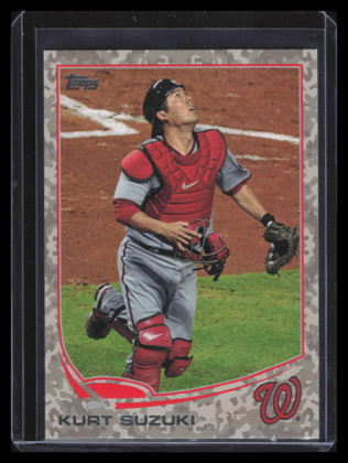 2013 Topps Camo 208 Kurt Suzuki 37/99