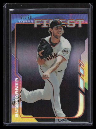2014 Finest Black Refractor 19 Madison Bumgarner 53/99