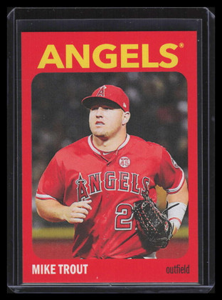 2019 Topps 582 Montgomery Club 9 Mike Trout