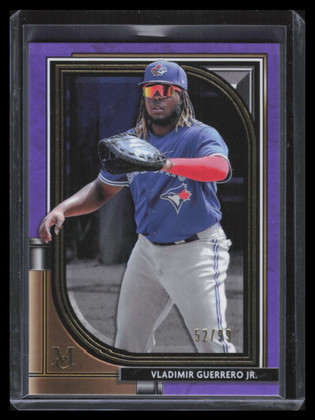 2021 Topps Museum Collection Amethyst 19 Vladimir Guerrero Jr. 52/99