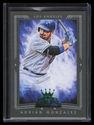2015 Diamond Kings Framed Green 4 Adrian Gonzalez 1/5