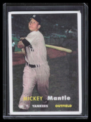 1996 Topps Mantle Hamilton Collection R &amp; N China Mickey Mantle 1957