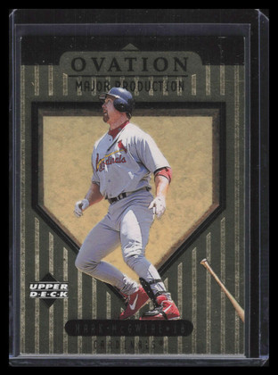 1999 Upper Deck Ovation Major Production s2 Mark McGwire ID: 122718