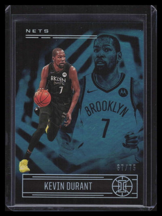 2020-21 Panini Illusions Teal 40 Kevin Durant 67/75