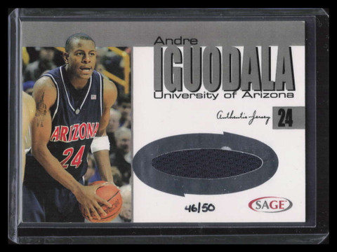 2004 SAGE Jerseys Silver j8 Andre Iguodala Rookie Jersey 46/50