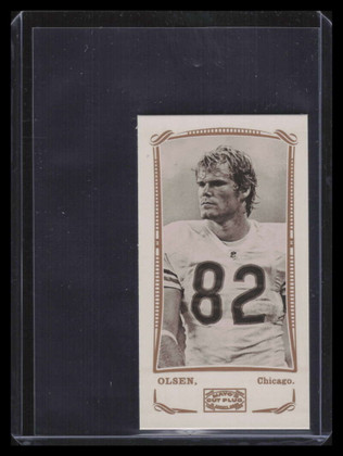 2009 Topps Mayo Mini Red Harvard Back 100 Greg Olsen 14/25