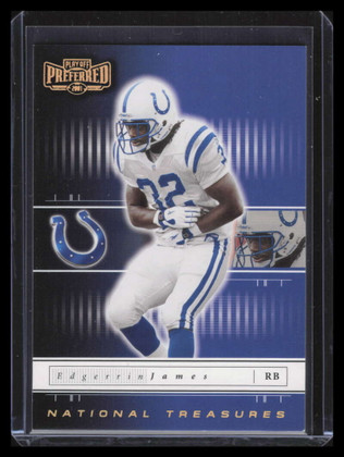 2001 Playoff Preferred National Treasures Gold 16 Edgerrin James 89/100