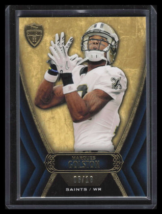 2010 Topps Supreme Gold 36 Marques Colston 6/10