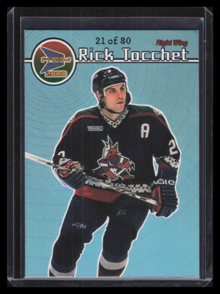 1999-00 Pacific Prism Holographic Blue 111 Rick Tocchet 21/80