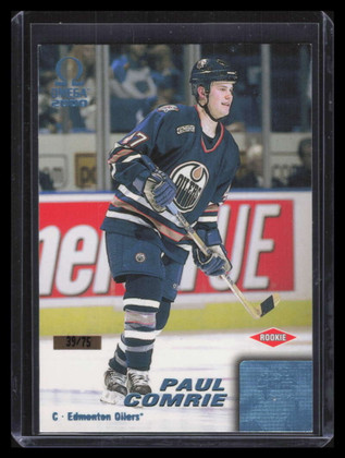 1999-00 Pacific Omega Ice Blue 89 Paul Comrie Rookie 39/75