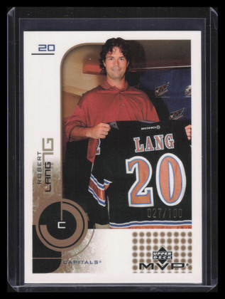 2002-03 Upper Deck MVP Gold 187 Robert Lang 27/100