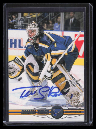 2000-01 Pacific Autographs 352 Roman Turek Auto /500