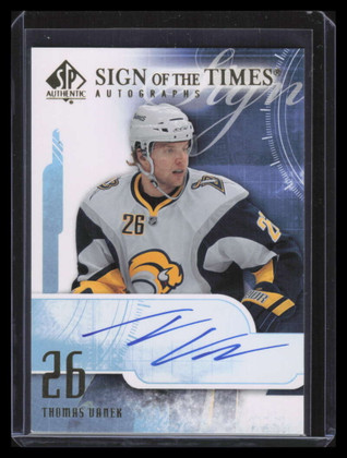 2008-09 SP Authentic Sign of the Times STVA Thomas Vanek Auto