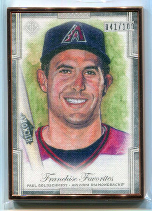 2019 Topps Transcendent Franchise Favorites Reproduction Paul Goldschmidt 41/100