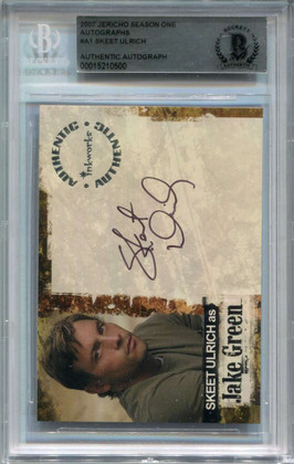 2007 Jericho Season One Autographs Skeet Ulrich Auto Beckett Authentic Auto BAS